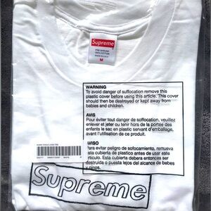 Supreme x Kaws, Chalk Box Logo Tee
